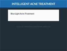 Tablet Screenshot of acne.lighttherapyoptions.com